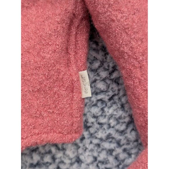 Levis Western Jacket Size Small Cropped Wool Country Button Up Tweed Cowboy Pink - Picture 5 of 10